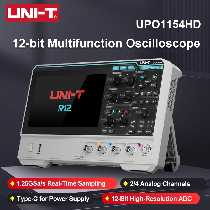 UNI-T UPO1154HD UPO1082HD Osci - đánh giá và giá Digital Storage Oscilloscope 100Mhz
