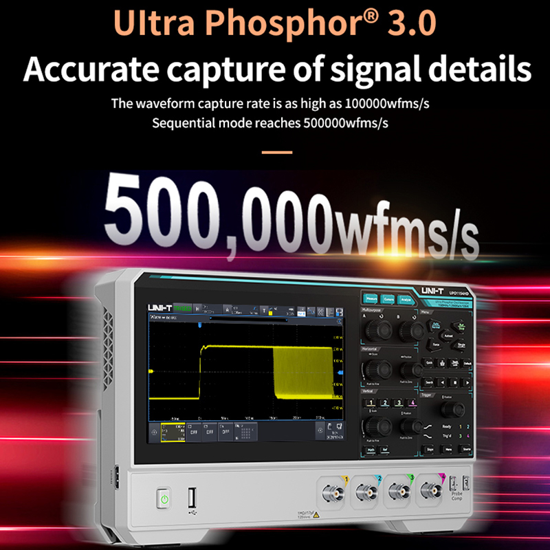 UNI-T UPO1154HD UPO1082HD Osci - đánh giá và giá Digital Storage Oscilloscope 100Mhz