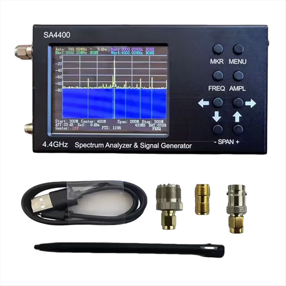 #(Upgraded)New 4.4GHz SA4400 S - đánh giá và giá Signal Generator Spectrum Analyzer
