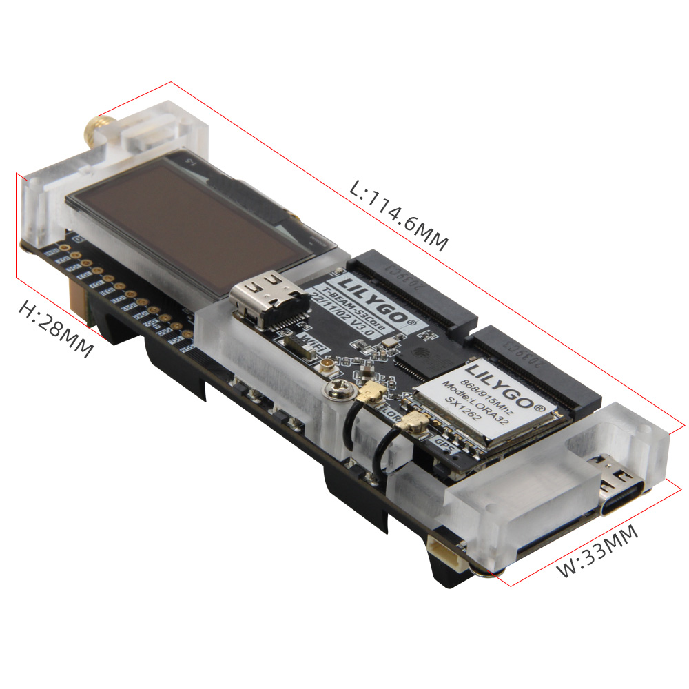 LILYGO® SoftRF T-Beam SUPREME  - đánh giá và giá Esp32 S3 Development Board Lot